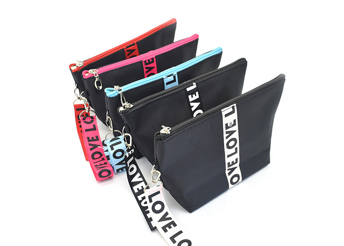 Portable Designed Small Makeup Bag , Makeup Brush Bag For Tavelling