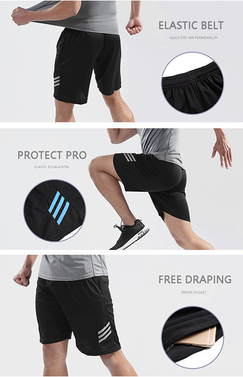 Running Wear Shorts Gym Workout Quick Dry Mens Shorts Pant Sports