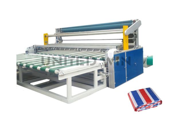 Fully Automatic Tarpaulin Fabric Folding Making Machine Tarpaulin Finishing