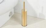 Gold Standing Toilet Cleaning Brush Holder Toilet Brush Accessories