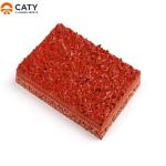 Brick Coloured Rubber Crumb , Shockproof Rubber Pellets For Playground