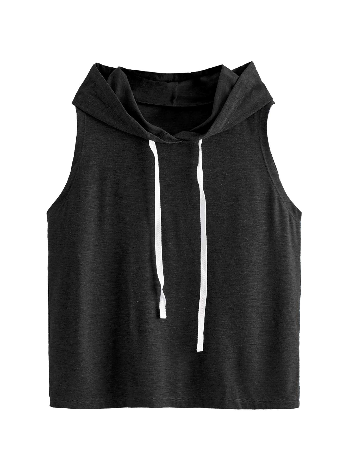 Relaxed Breathable Sleeveless Hooded Tank Tops for Women's Summer Workout by MACTING