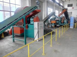 China full automatic waste tire recycling equipment for rubber crumb / waste tyre recycling machinery wholesale