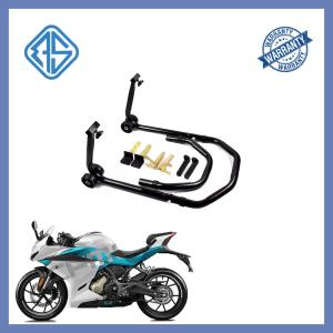 China Anti-Rust Powder Coating Black Motorcycle Wheel Lift Stands For Trailer wholesale