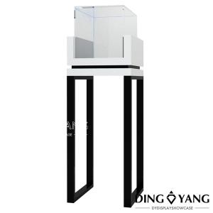 China Stain Steel Pedestal Display Case wholesale