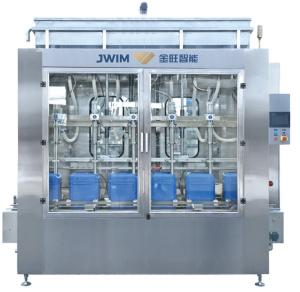 China Four Heads Full Automatic Liquid Filling Machine 10-500ml Stainless wholesale