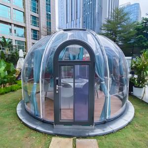 China Sunshade Outdoor Bubble Tents Green PC Clear Dome House wholesale