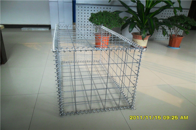 PVC Coated Galvanized Welded Gabion Box For Garden Building