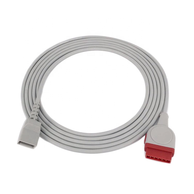 GE Marquette 11 Pin IBP Cable To Utah Transducer