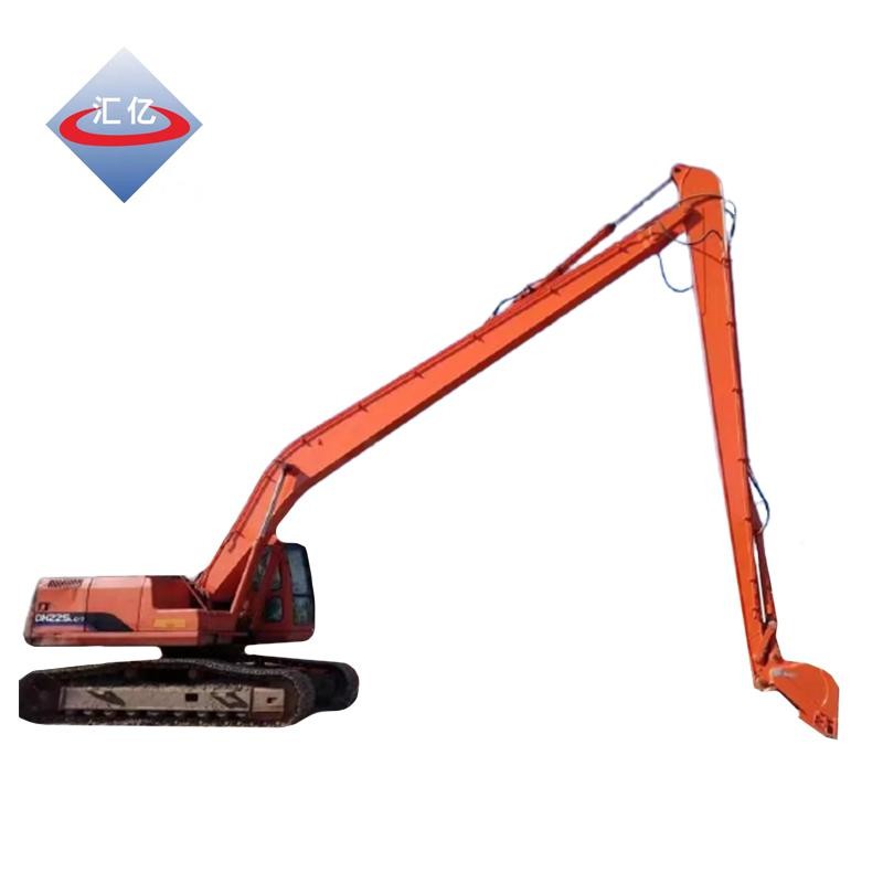 ISO9001 Boom Arm Bucket 40T Subway Construction Long Arm Backhoe