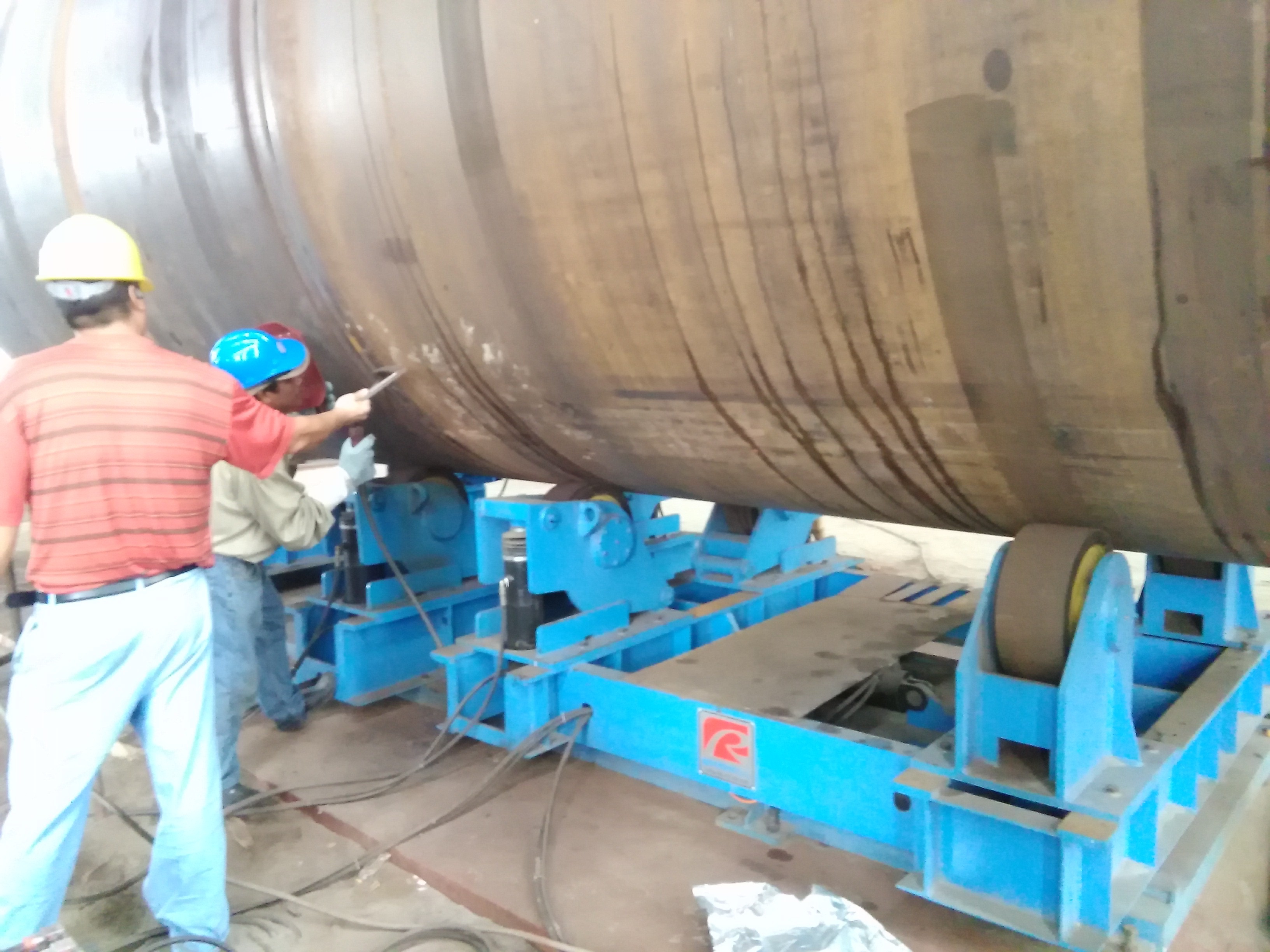 Conventional Pipe Welding Rollers / Pipe Welding Equipment For Tank