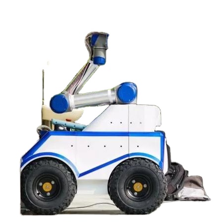 Manipulator Robot Arm With AGV Of UR With Robotic Welding Machine And Cobot Robot Universal