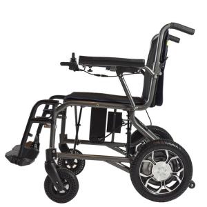 China Handicapped Multifunction Foldable Electric Wheelchair 6km/H Portable wholesale