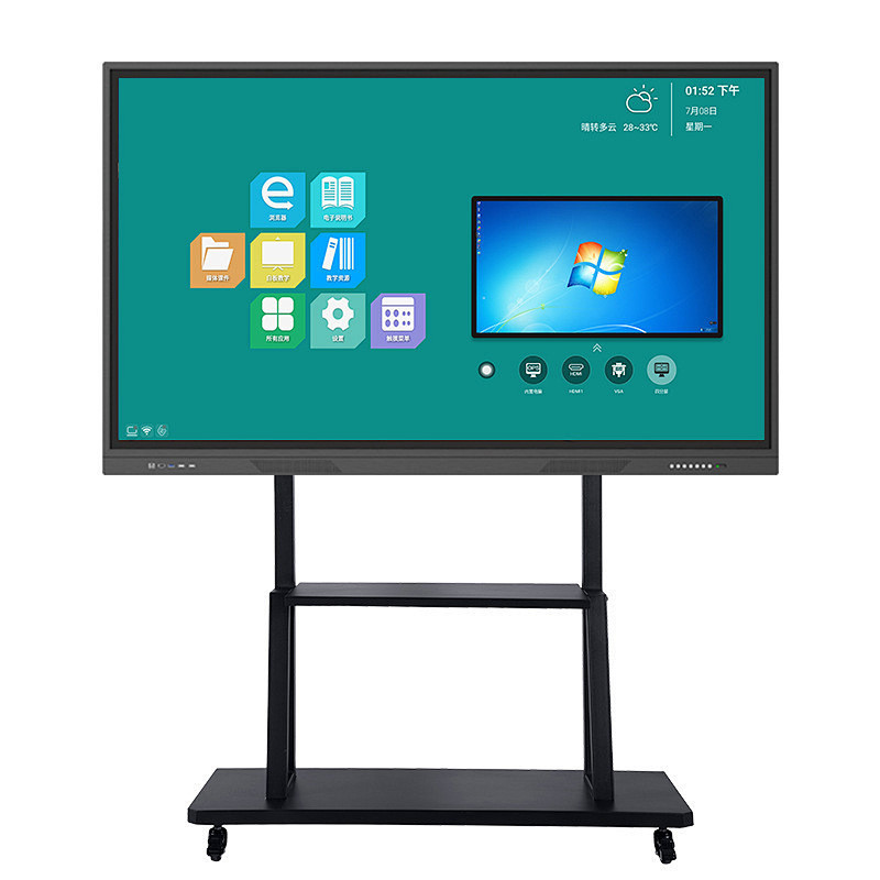 55 Inch Multi Interactive Flat Panel Display Touch Screen Digital Whiteboard For Office