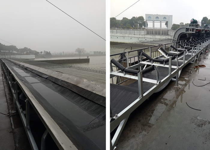 Motorized Pulleys Driven Mining Conveyor Belt Large Capacity 1.25m/s