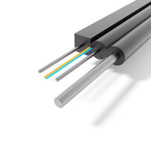 China G657A1 FTTH Drop Cable Fiber Drop Wire FTTH 2 Core For Indoor Outdoor wholesale