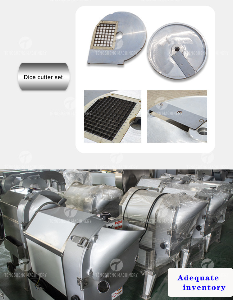 Steric Circle Knife Set Vegetable Processing Machine Potato Cutting Input Funnel