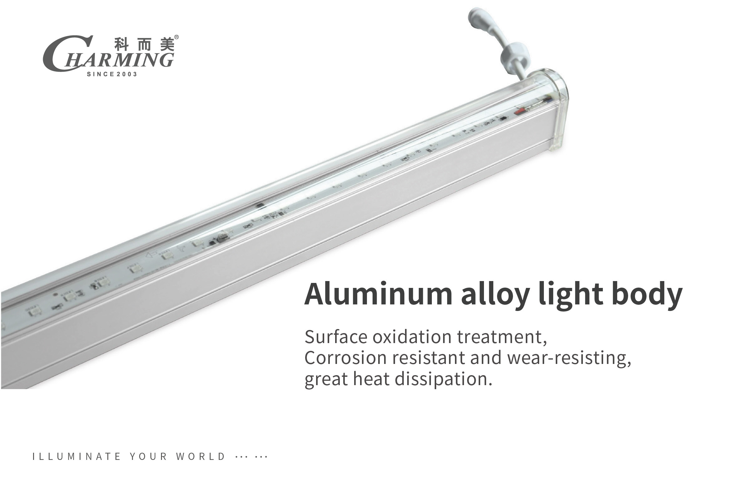 Weatherproof Outdoor LED Tube Lights DMX Control Anti Corrosion