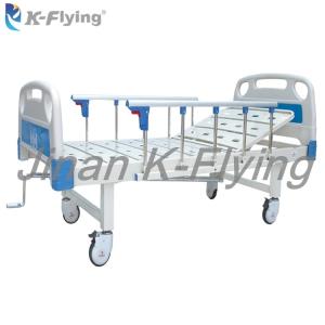 China ABS Steel 1 Crank Movable Patient Care Hospital Manual Nursing Bed wholesale