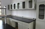 School Steel Laboratory Furniture , Chemistry Lab Bench Hanging Cupboard