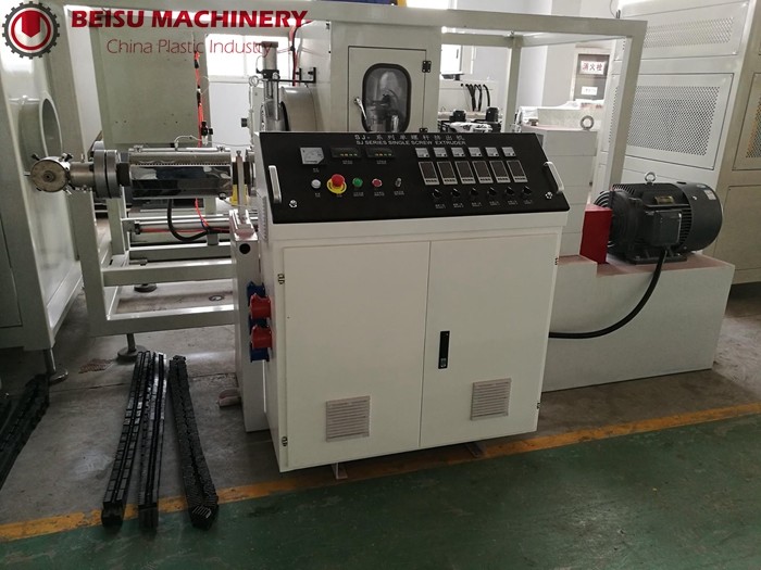 Single Wall Corrugated PP / PE Pipe Production Line For Electricity Tube Making