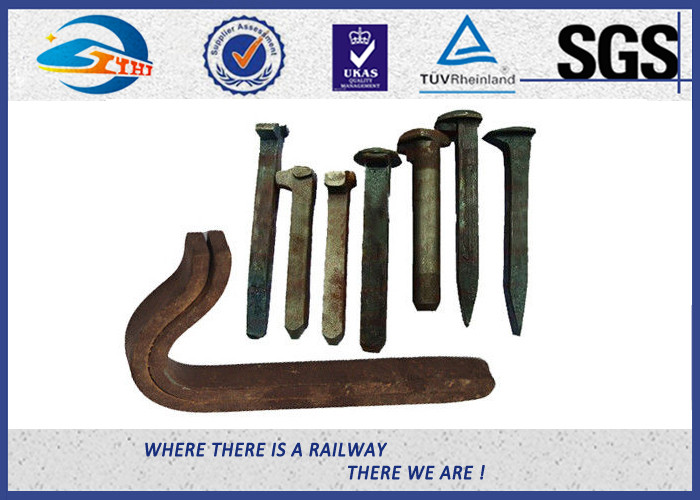 Q235 35# 45# Railroad Tie Screw Spike Timber Spike Rail Dog Spike
