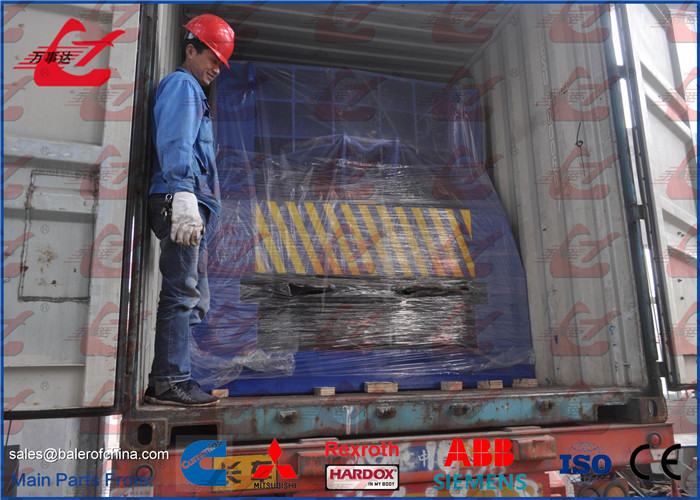 Q43W-4000C Hydraulic Metal Shear Container Type For Metal Scrap Recycling Factories