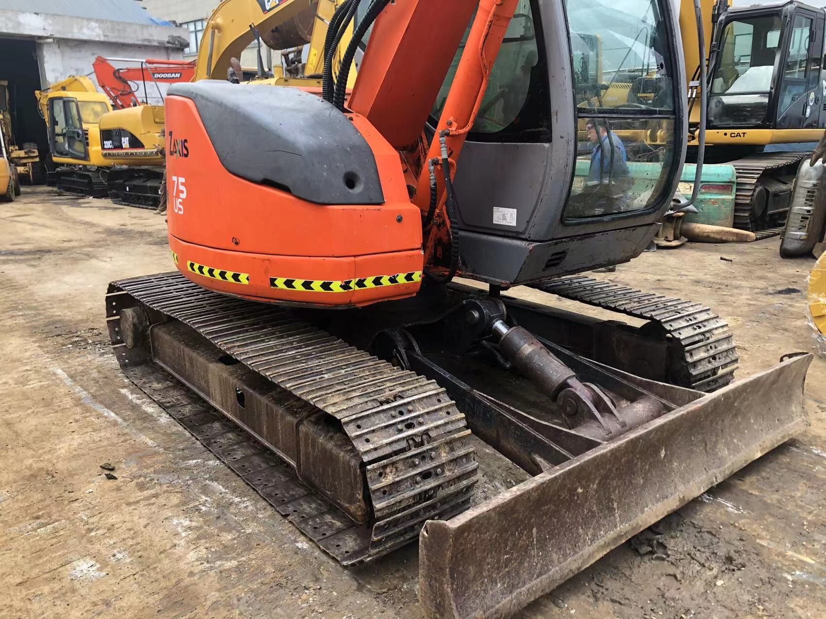 Zaxis 75 Used Hitachi Excavator Second Hand Crawler Excavator