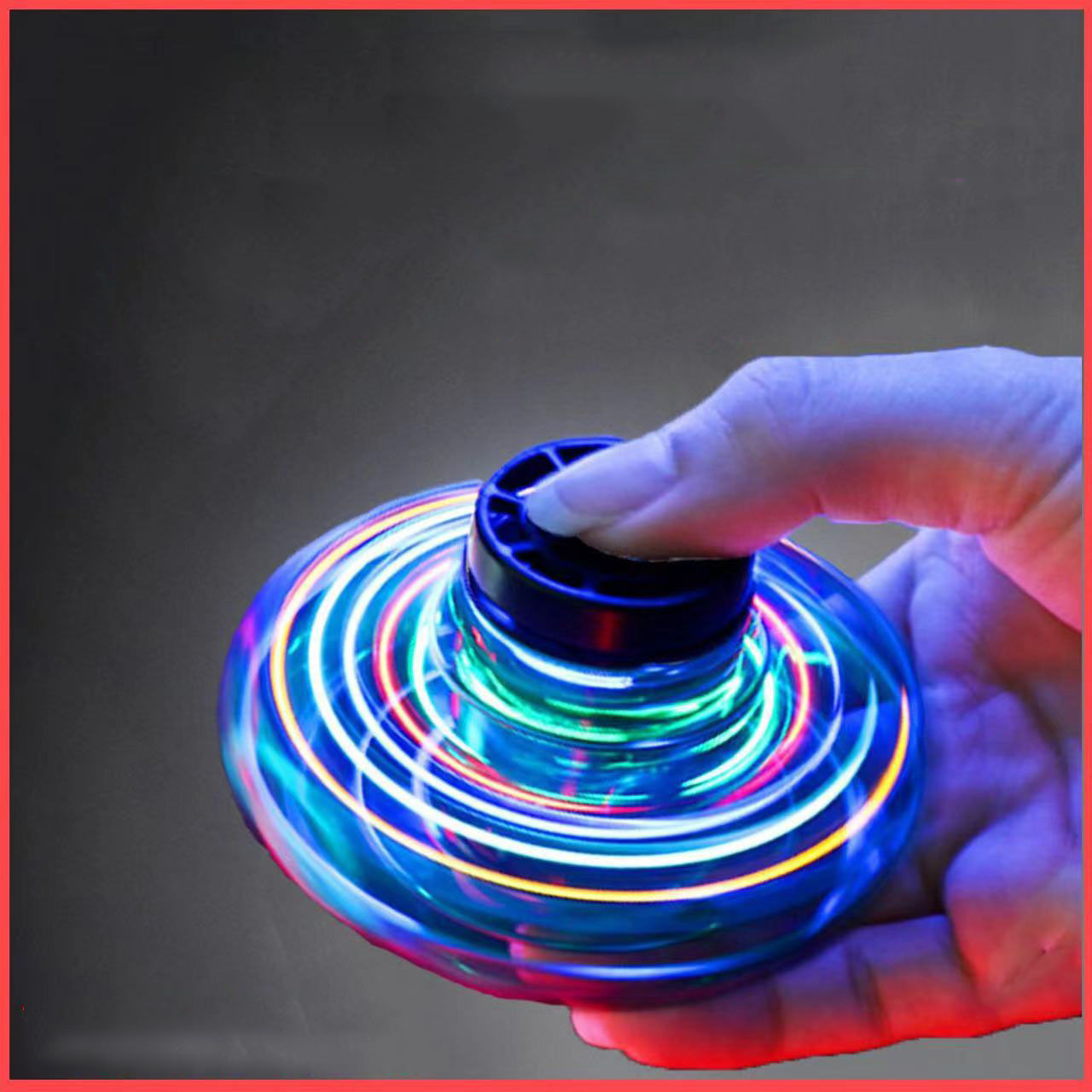 Boys' Toys Drop Resistant Rattleback Aircraft Finger Tip Gyroscopes for Intelligent UFO