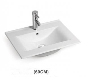 China Mounting Above Cabinet Ceramic Sinks Sanitary Ware Cabinet Basin Bathroom Hand Wash Basin wholesale