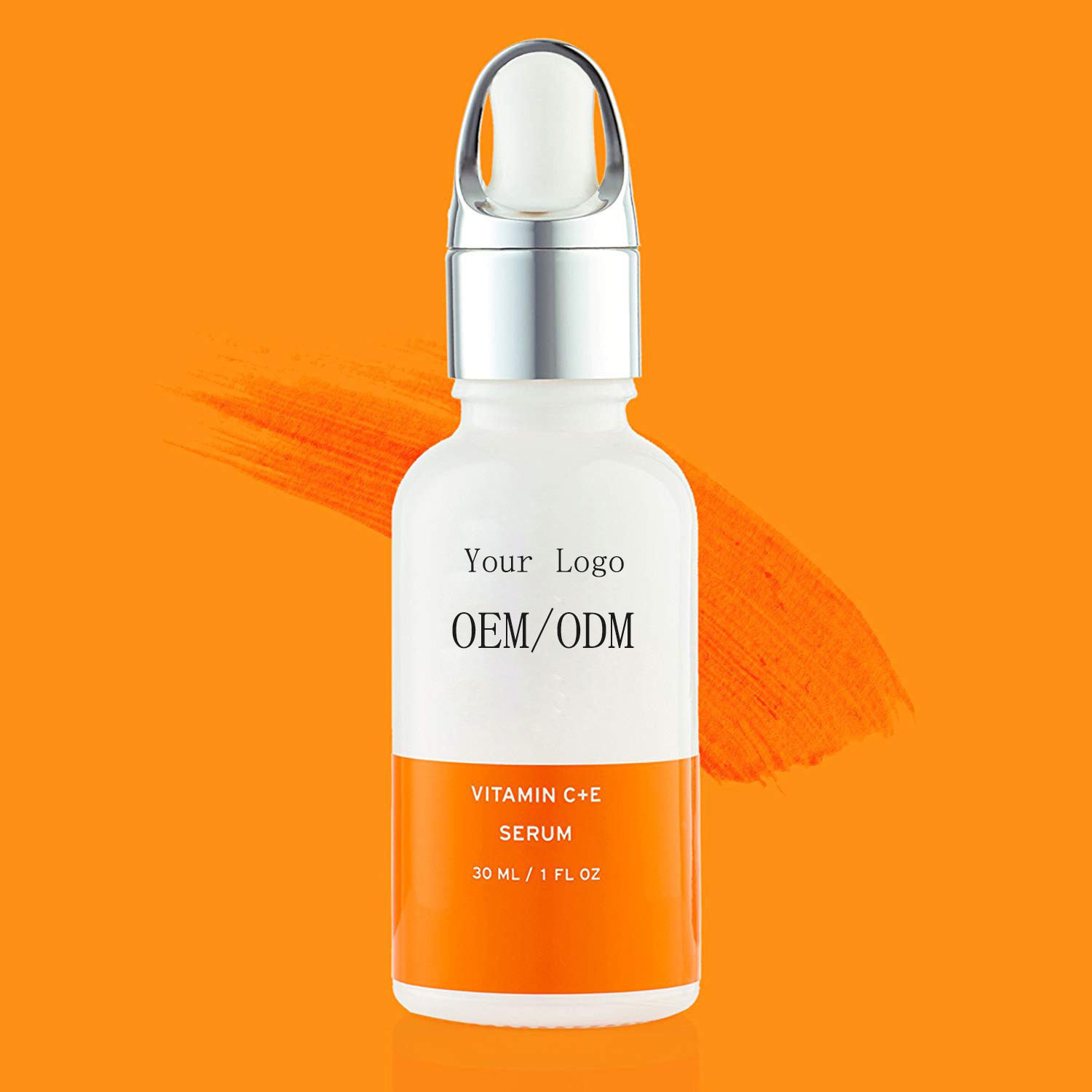 Organic Vitamin Face Serum Pure C + E with Hyaluronic Acid Anti - Aging Whitening