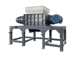 China Wood Tire Metal DS800 Plastic Shredder Machine Twin Shaft 22KW wholesale