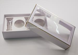 China Recycled Sturdy White Cardboard Gift Boxes With Lids Blister Inner Stage Tray Personalised wholesale