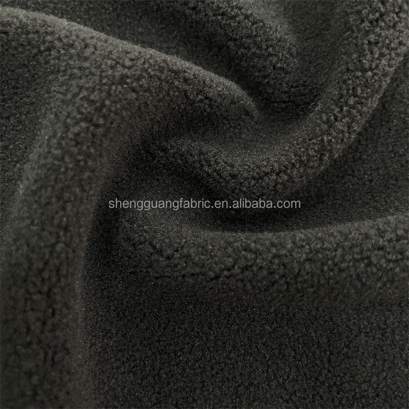 4 Way Stretch 100% Polyester Micro Polar Fleece Fabric for Clothing Home Sofa Water Proof