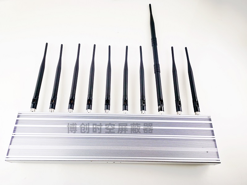 10 frequency band 5g Mobile Phone Signal Jammer three fans heat dissipation, and the jammer can be used for 24 hours