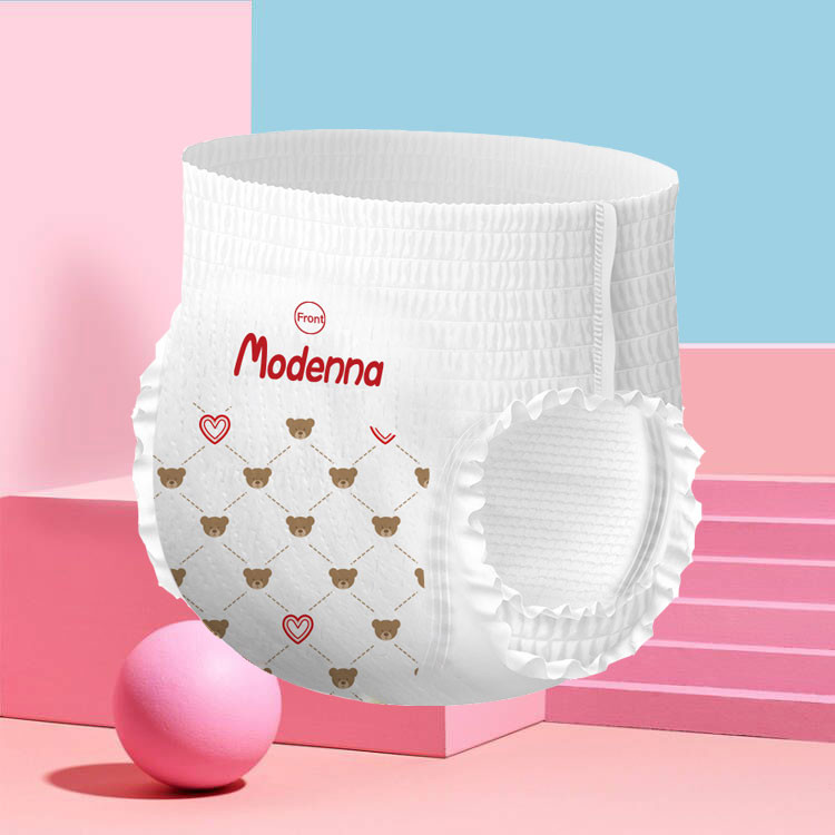 Comfortable Baby Pull Up Disposable Baby Pant Diapers With Wetness Indicator