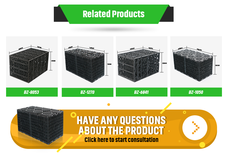 Online Technical Support Industrial Water Tanks for Rainwater Cistern Infiltration
