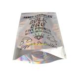 Holographic Packaging Stand Up Zipper Pouch Bags Customization Printed Plastic