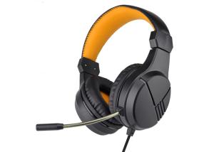 China Comfortable Gaming Headset Ps4 Ps5 , FCC Mobile Yellow Gaming Headphones wholesale