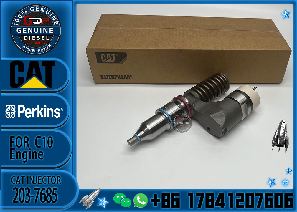 Genuine Quality Brand New Diesel Fuel Injector 203-7685 2037685 for CAT Engine C10 ARTICULATED TRUCK WHEELED EXCAVATOR