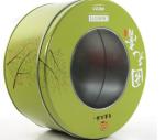 Wholesale ore cookie tin box with clear lid
