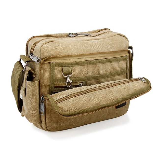 Recycled Tactical Gearonic Messenger Bag Soft Modern BSCI SEDEX 4 PILLAR