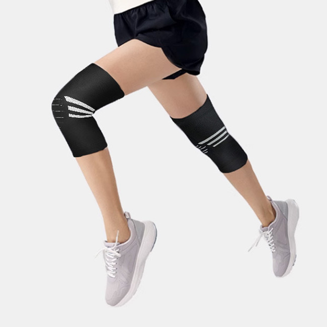 Customized Sports Protective Elastic Knee Compression Sleeve For Athletes