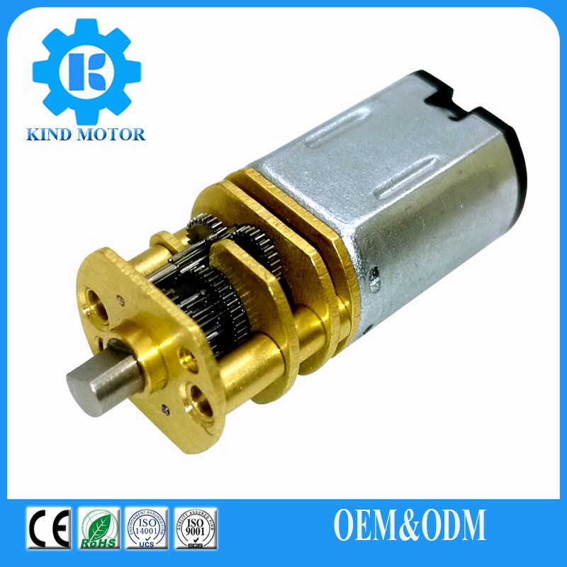 1.5V 3V 5V 6V 65rpm 200rpm Precious mini dc Gear Brush Motor 12mm N20