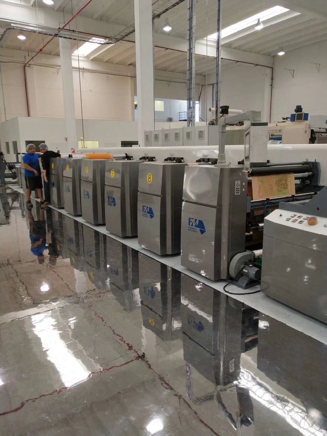 Servo Motor Auto High Speed 6 Color Wide Web Preprint Paper Paper Cup Paper Box Paper Bag Flexo Printing Machine
