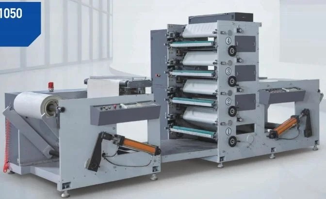 High Speed 4-Color Flexo Label Printing Machine#Narrow Web Flexographic Label Printing Machine 220V 380V