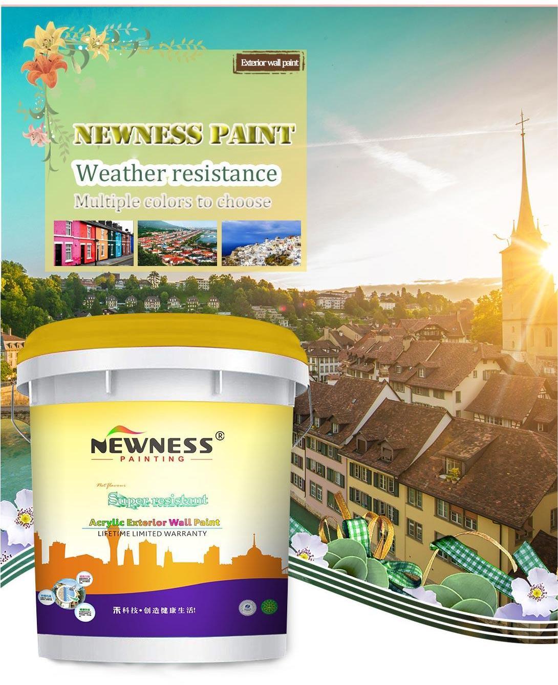 Stone Texture Elastomeric Waterproofing Paint with Crack Resistance and Performance