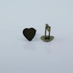 Novelty elegant design heart shape cufflinks Valentine's Day cufflinks