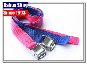 China Lightweight Cam Buckle Straps Cargo Lashing Belt 350kgs Breaking Strength wholesale