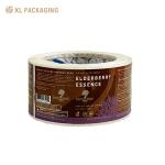 Stamping Vinyl Sticker Label Roll Waterproof Package Sticker Label For Bottle